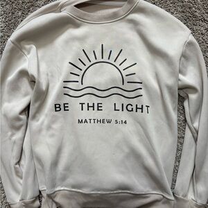 🤎🤍Matthew 5:14 CREW NECK🤍🤎